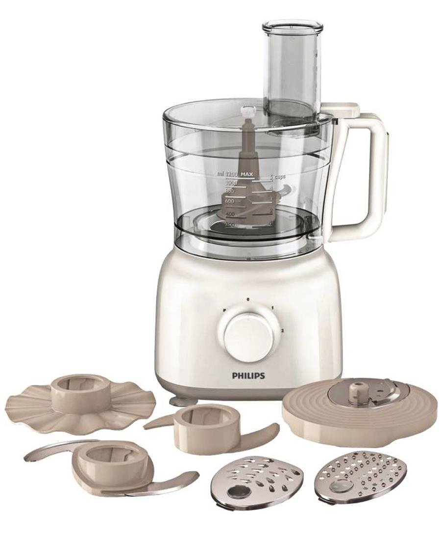 Philips 650W Food Processor - White