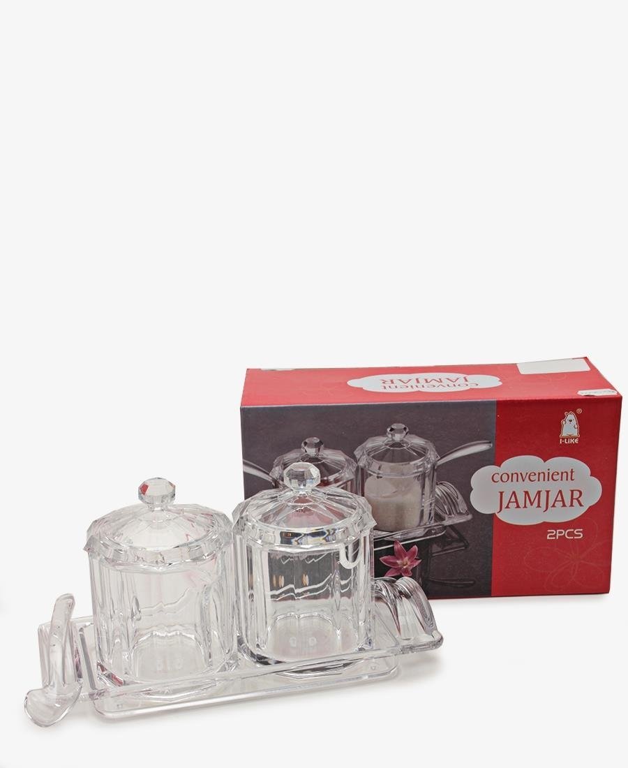 Sugar And Creamer Set - Clear