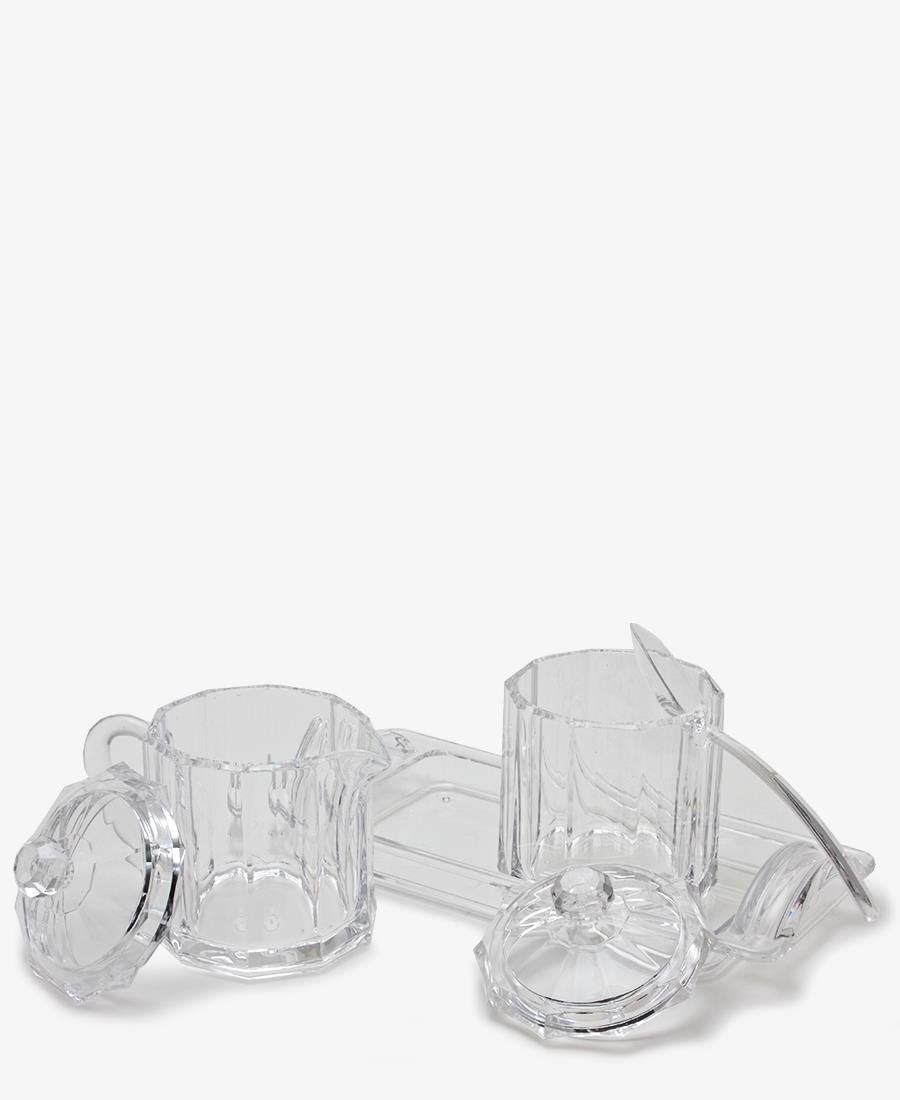 Sugar And Creamer Set - Clear