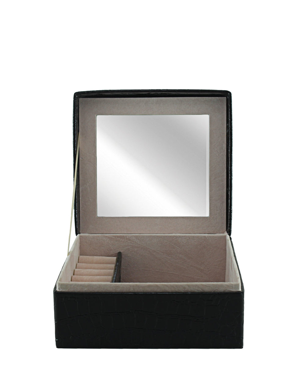 Regent Jewel Box Croc - Black