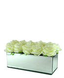 Majestic Roses Mirror Box - Yellow
