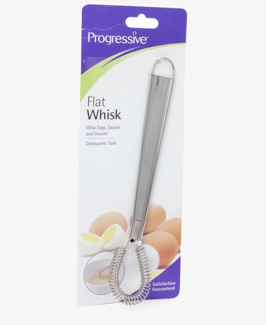 Whisk Flat Handle - Silver