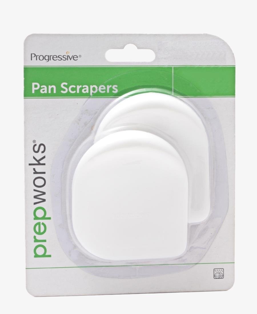 2 Set Pan Scraper - White