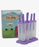 Eddingtons 6 Ice Lolly Moulds - Purple