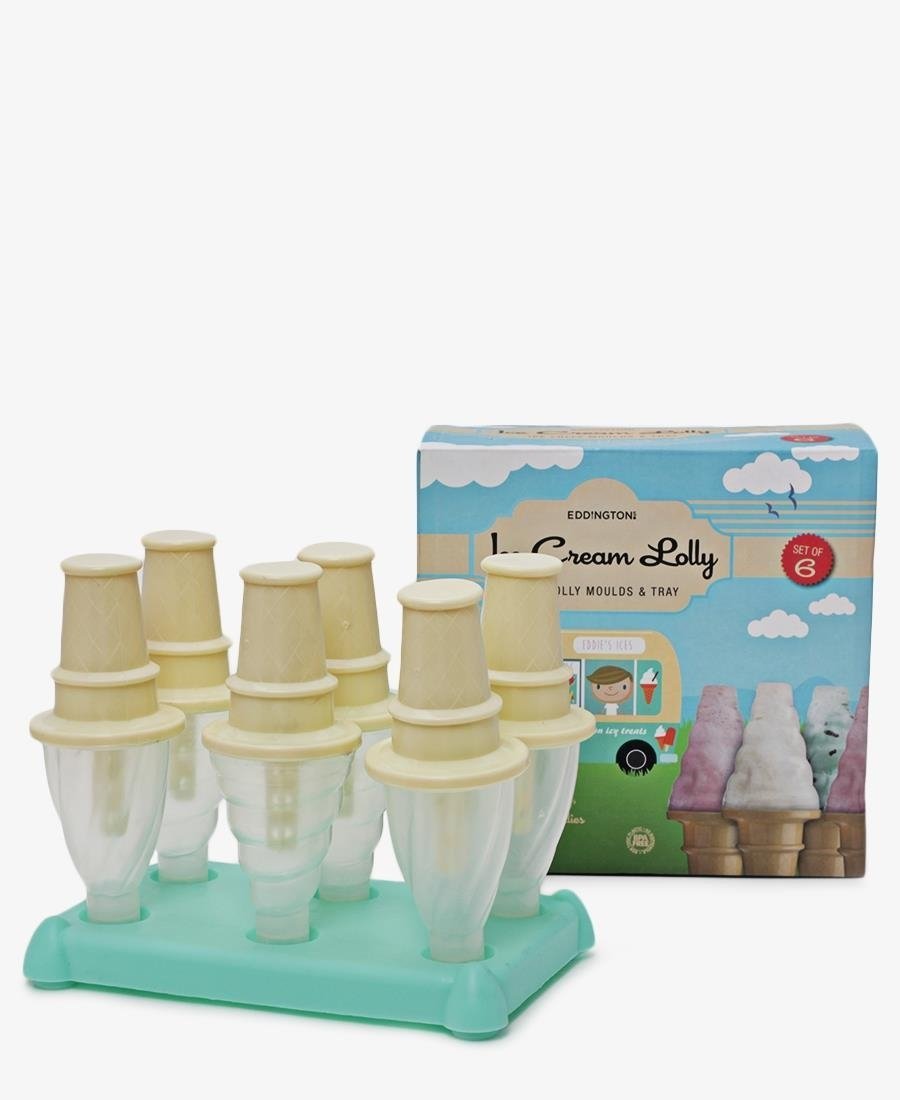 Eddingtons 6 Ice Lolly Moulds - Yellow