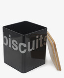 Air Tight Biscuit Tin - Black