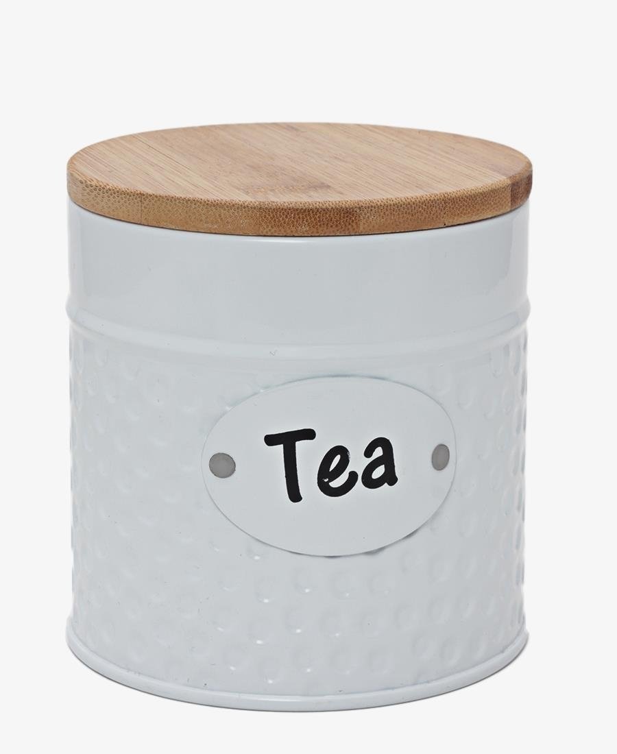 Air Tight Tea Cannister - White