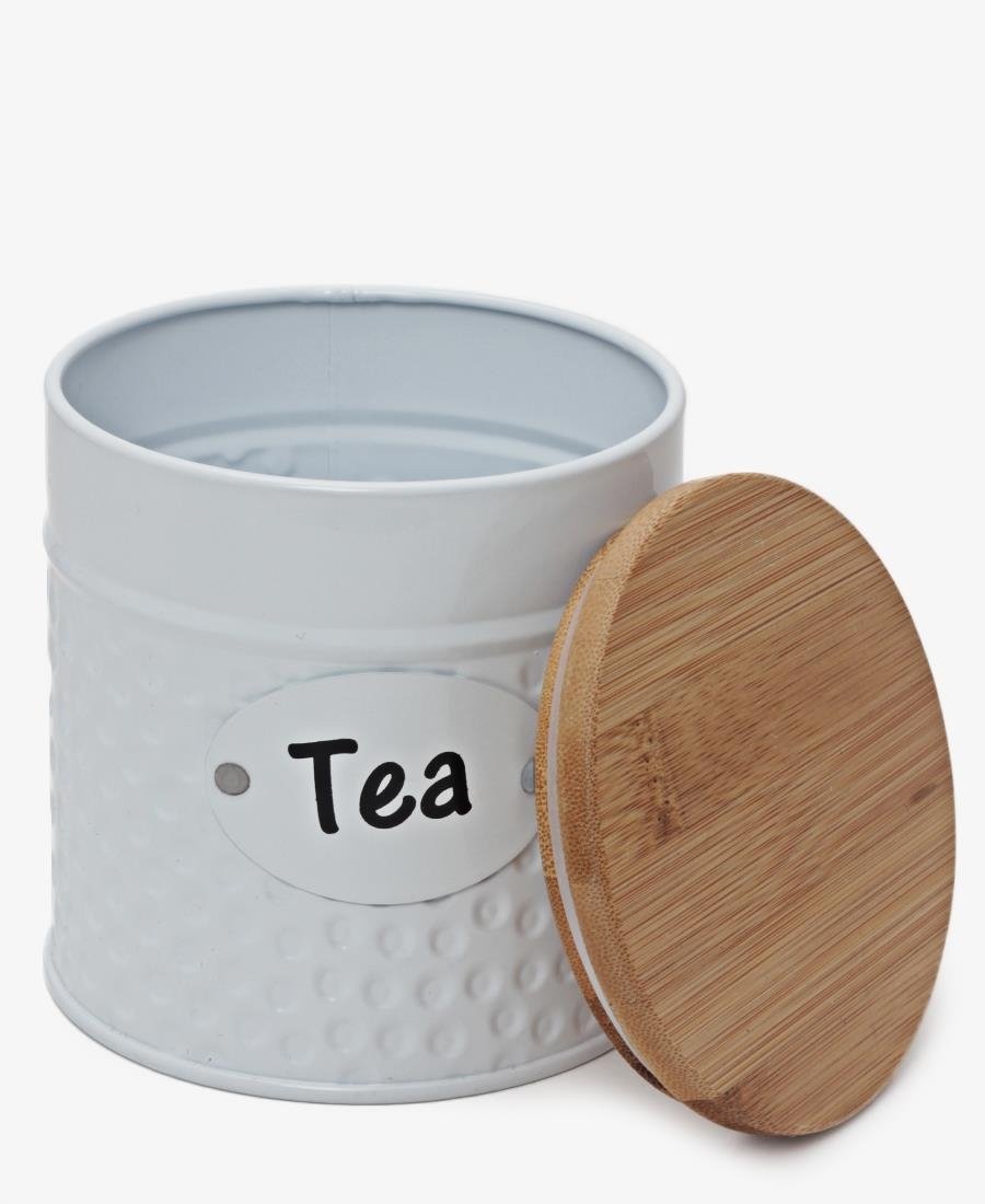 Air Tight Tea Cannister - White