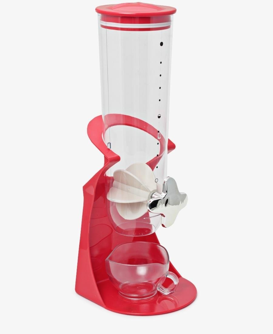 Aqua Single Cereal Dispenser - Red