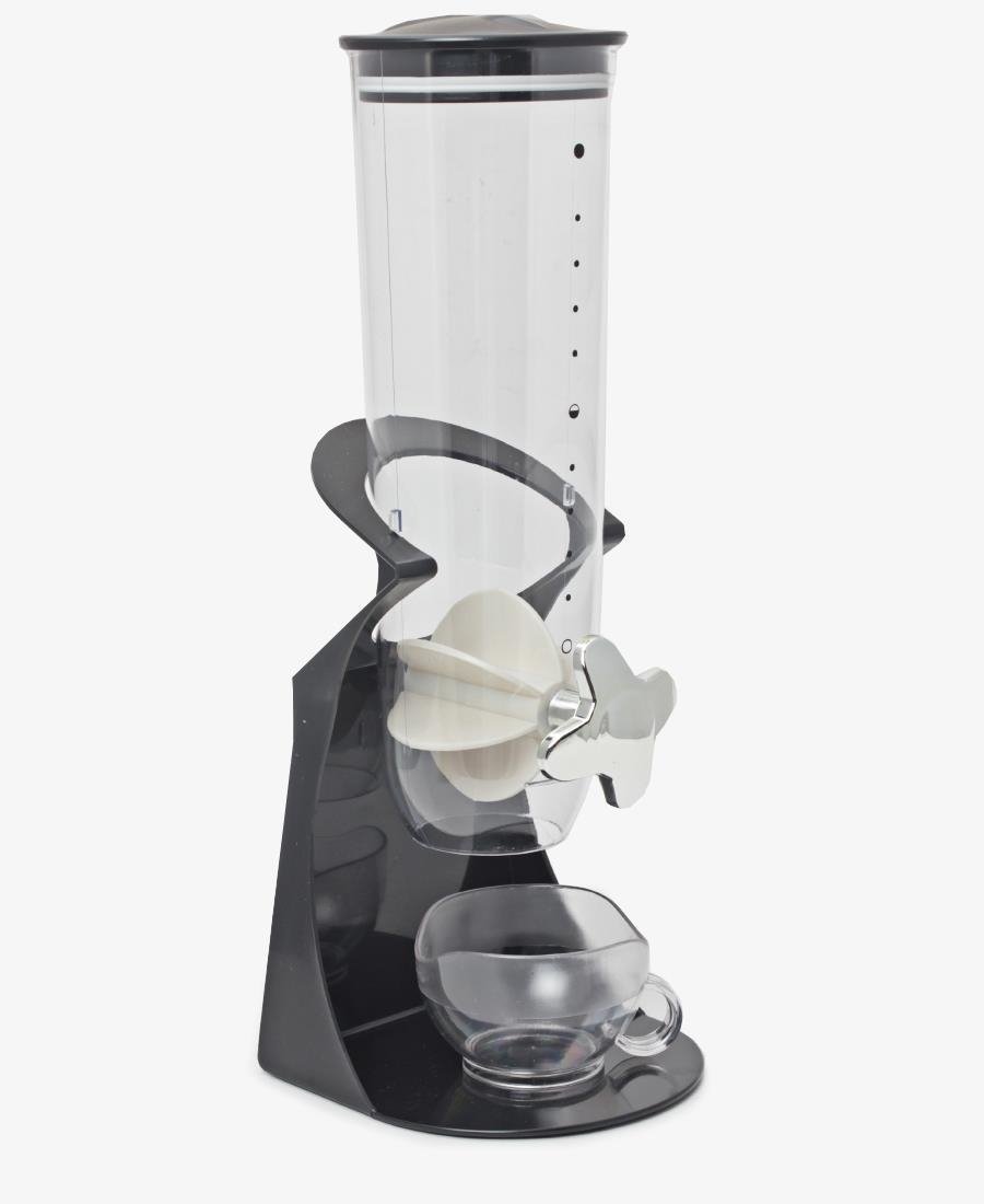 Aqua Single Cereal Dispenser - Black