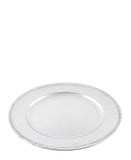 Underplate Beaded Sqaure - Silver