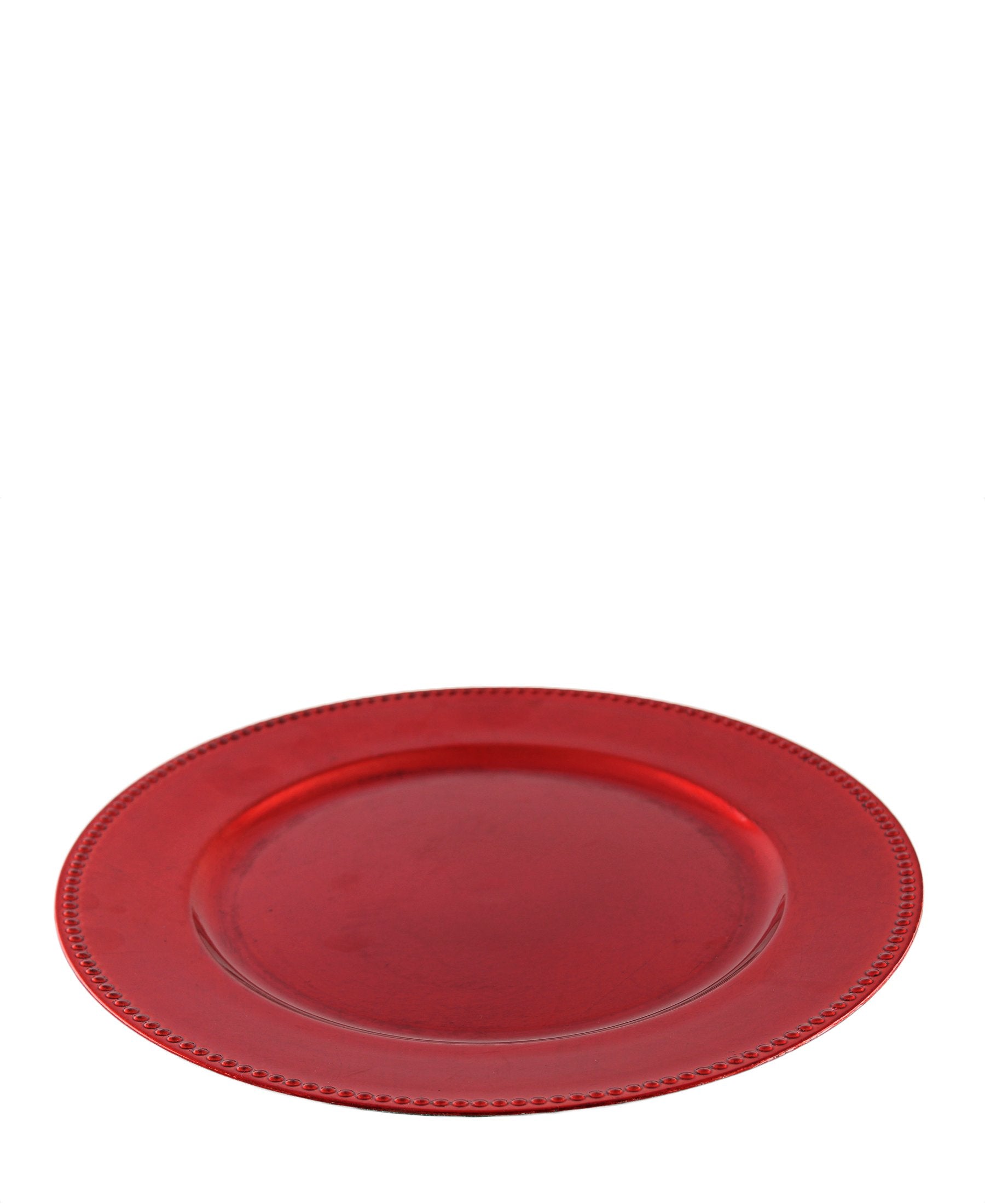 Underplate Beaded - Red