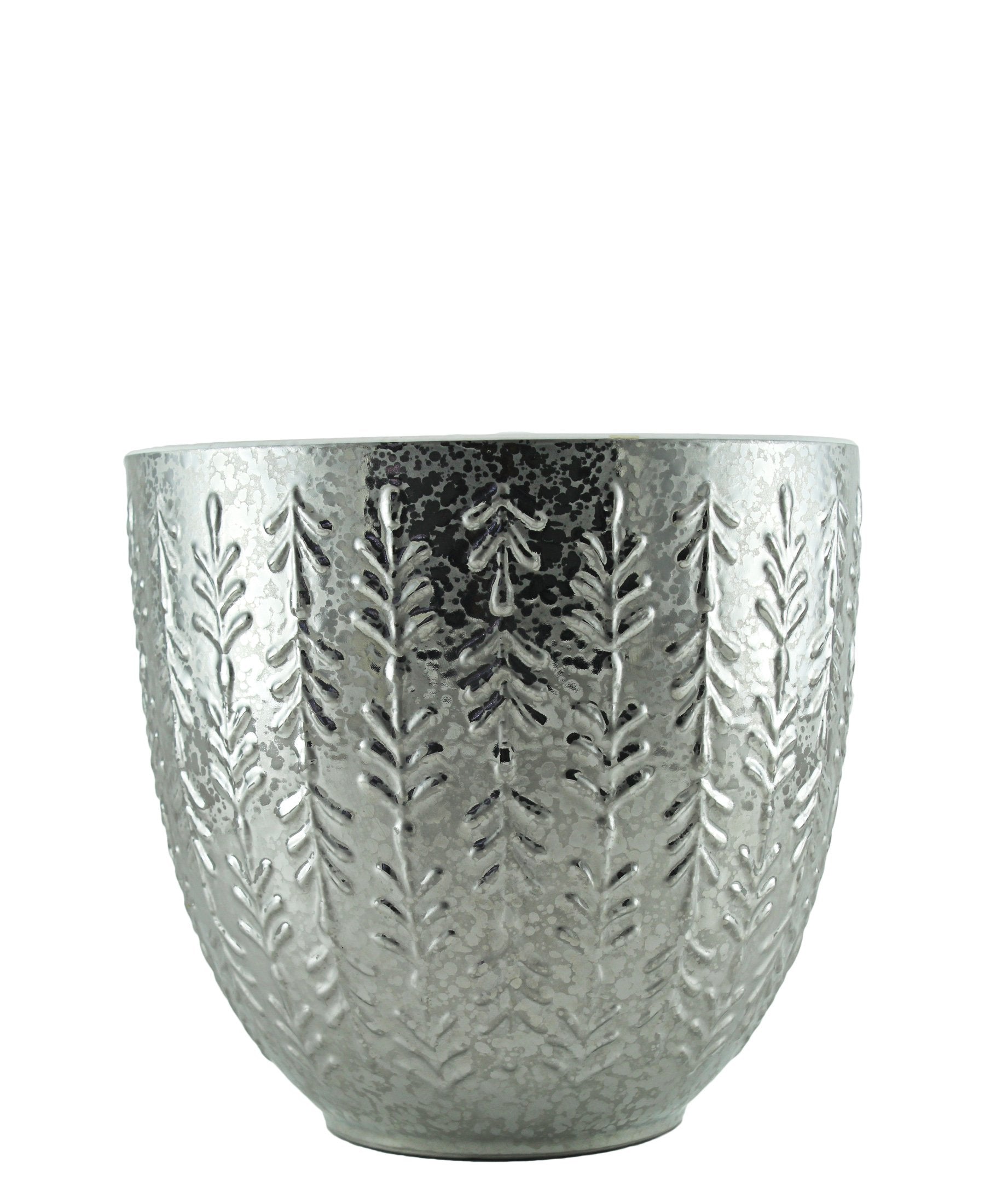 Mercury Flower Pot - Silver