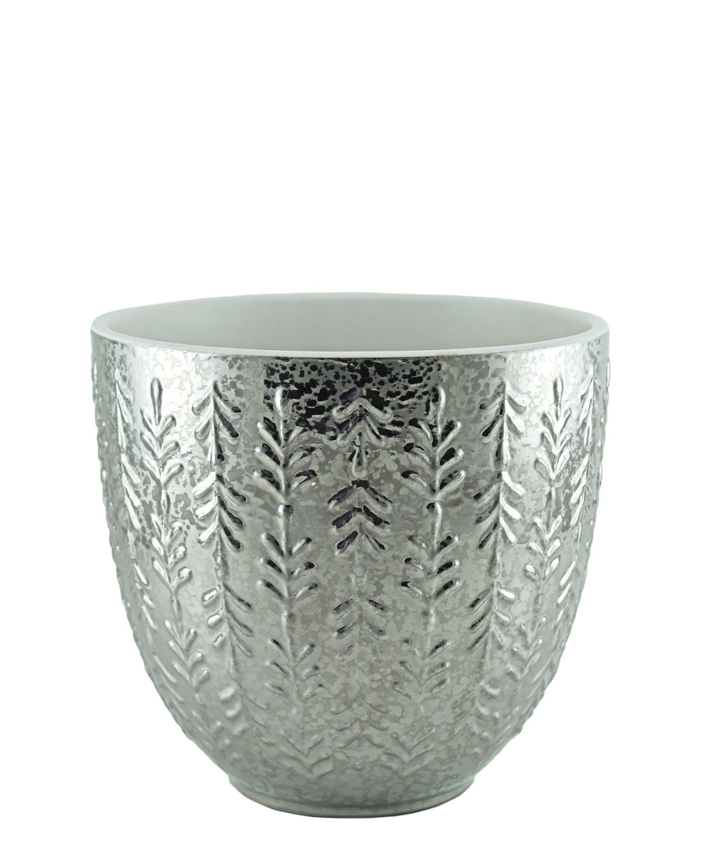 Mercury Flower Pot - Silver