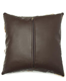 Patchwork Animal Skin Cushion - Beige