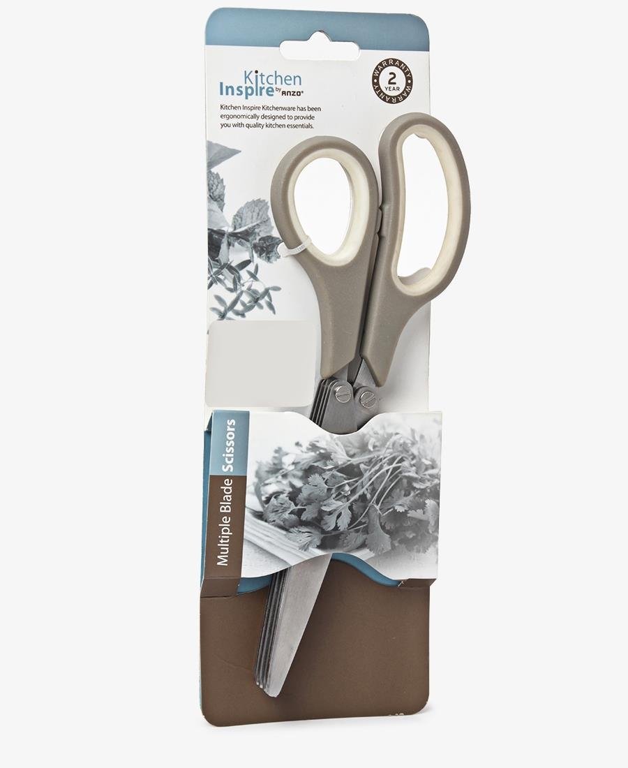 Kitchen Inspire Multiple Blade Scissors - Grey
