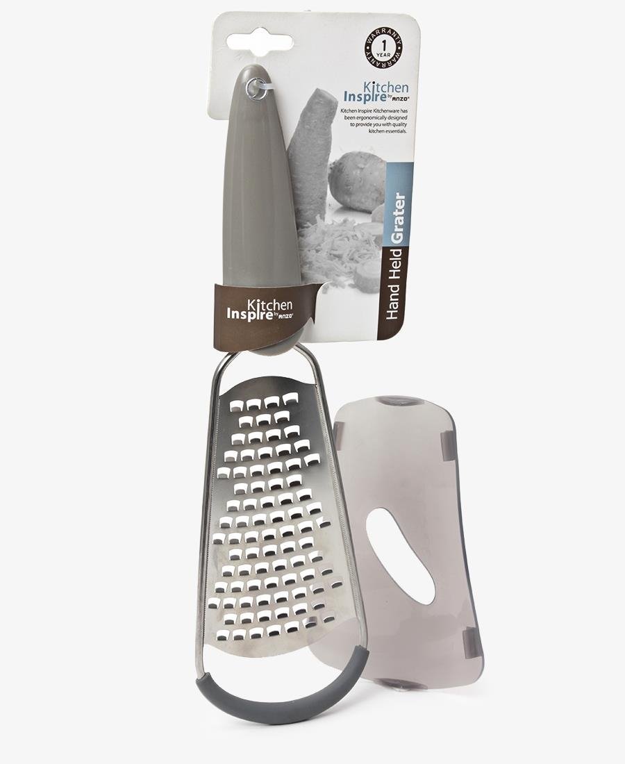 Kitchen Inspire Hand Grater - Grey