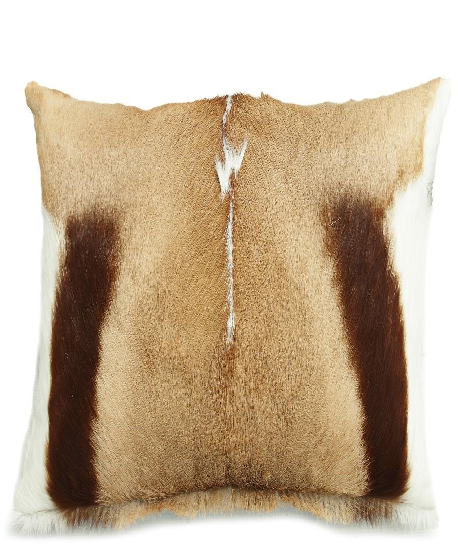 Springbok Skin Cushion - Brown