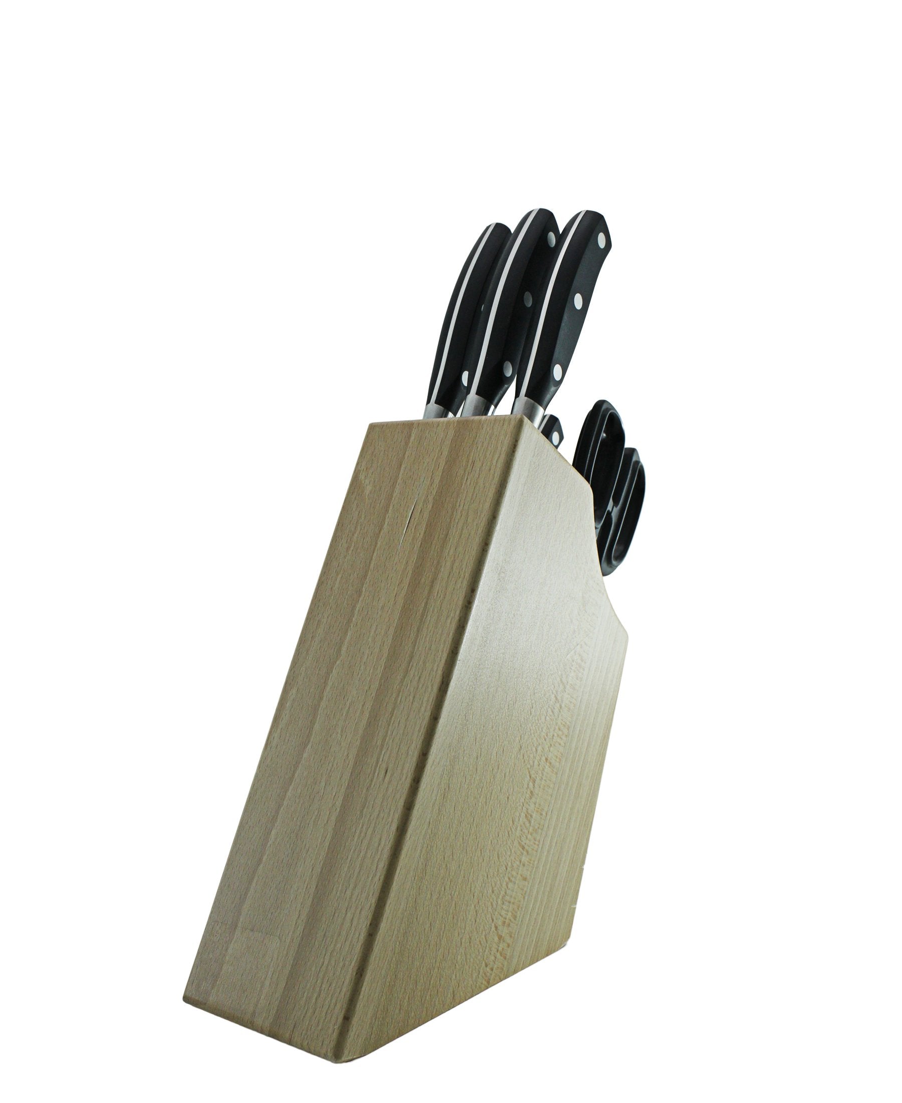 Arcos Knife Block Set 6 Piece - Brown
