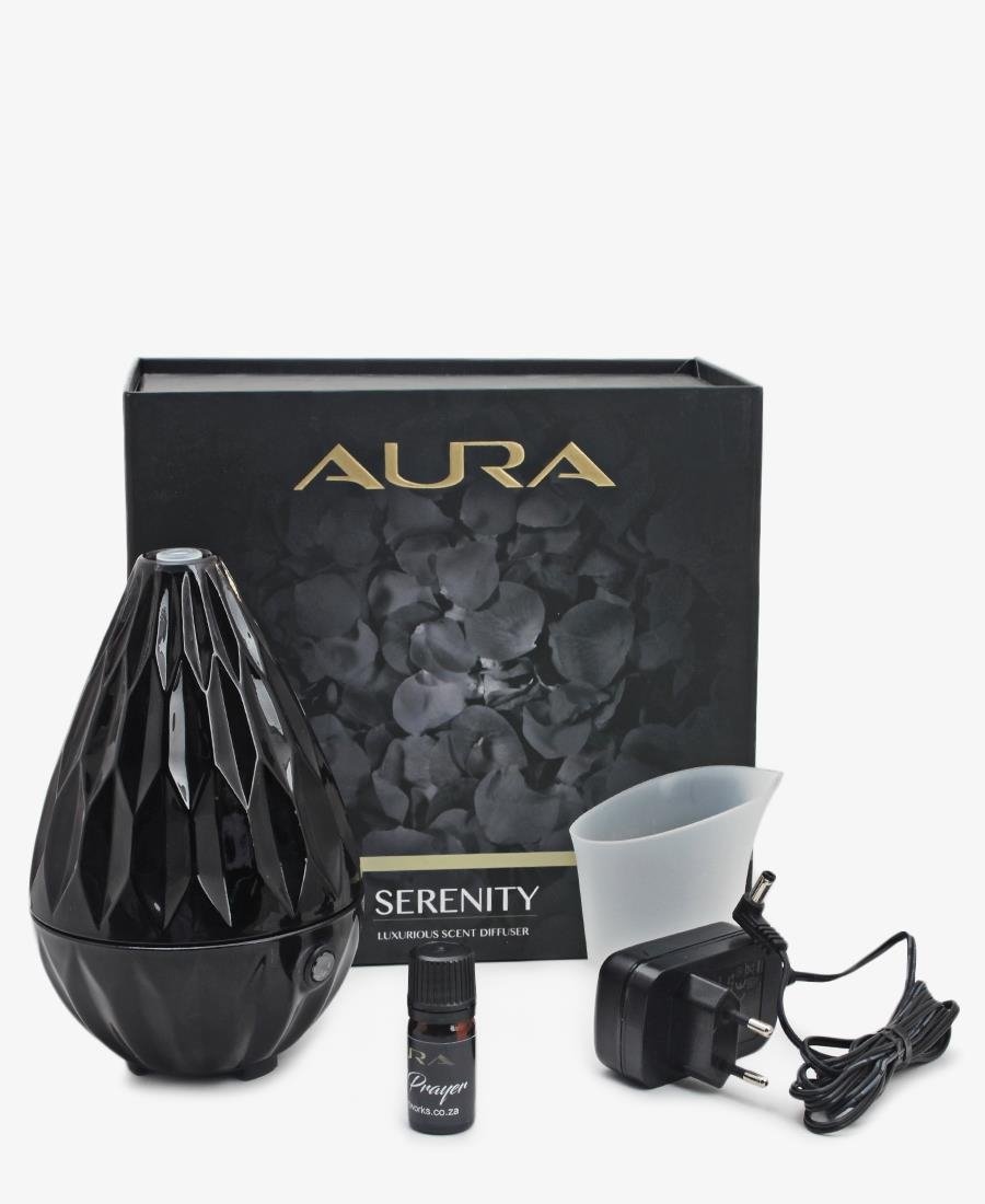 Aura 90ml Serenity Diffuser - Black