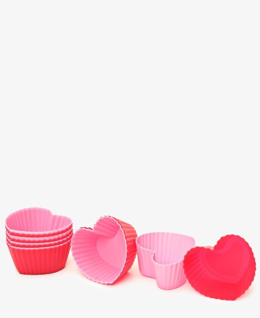 Heart Silicon Muffin Cup - Multi