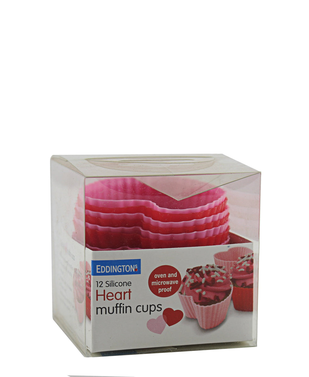 Heart Silicon Muffin Cup - Multi
