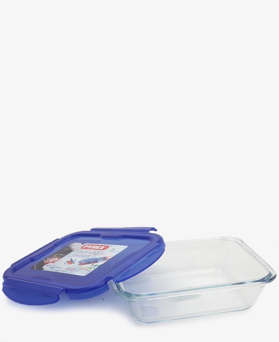 Pyrex 0.8L Heat Resistant Casserole & Container - Blue