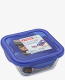 Pyrex 0.8L Heat Resistant Casserole & Container - Blue