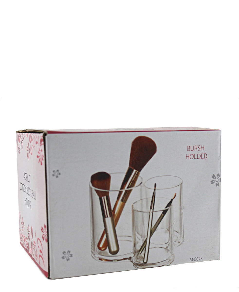 Excellent Houseware Make Up Display Tri Unit - Clear