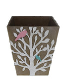 Regent Tissue Box And Bin Set - White