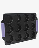 12 Cup Muffin Pan - Black