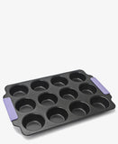 12 Cup Muffin Pan - Black