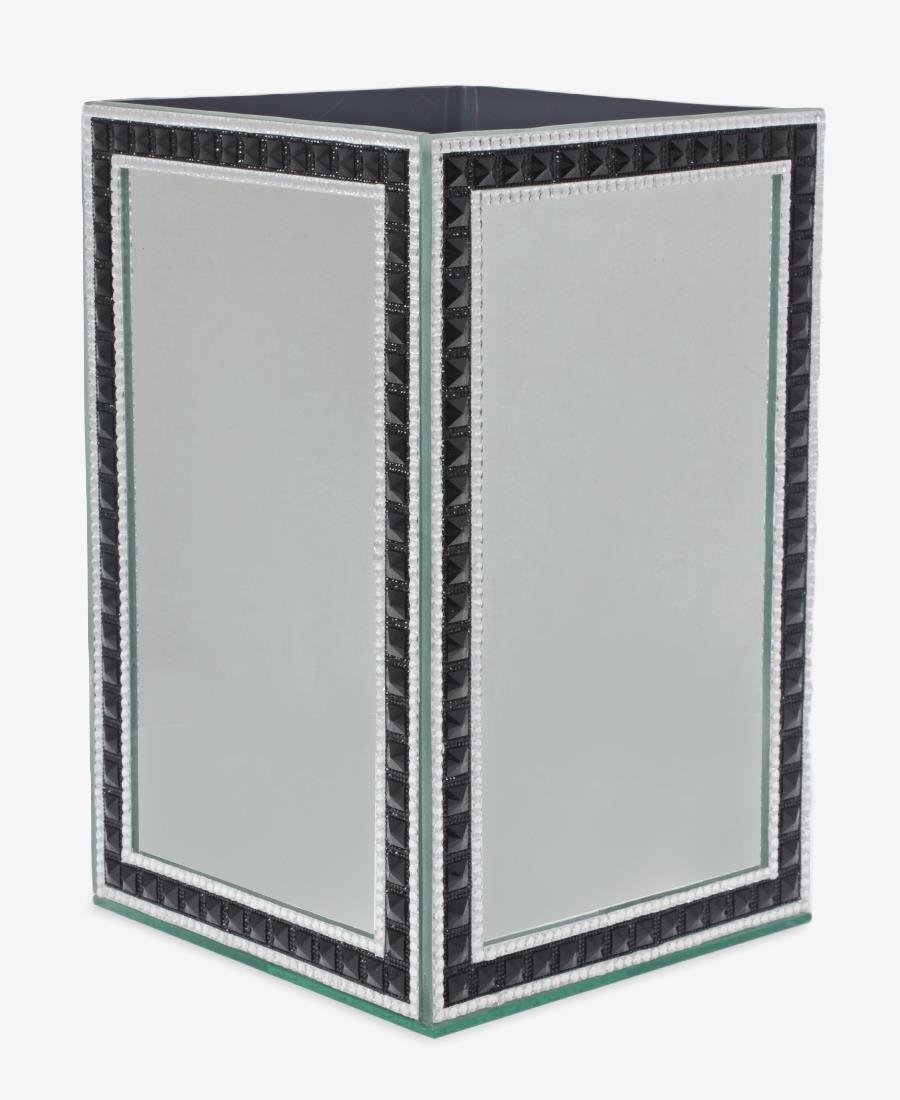 Large Mirror Bin - Black