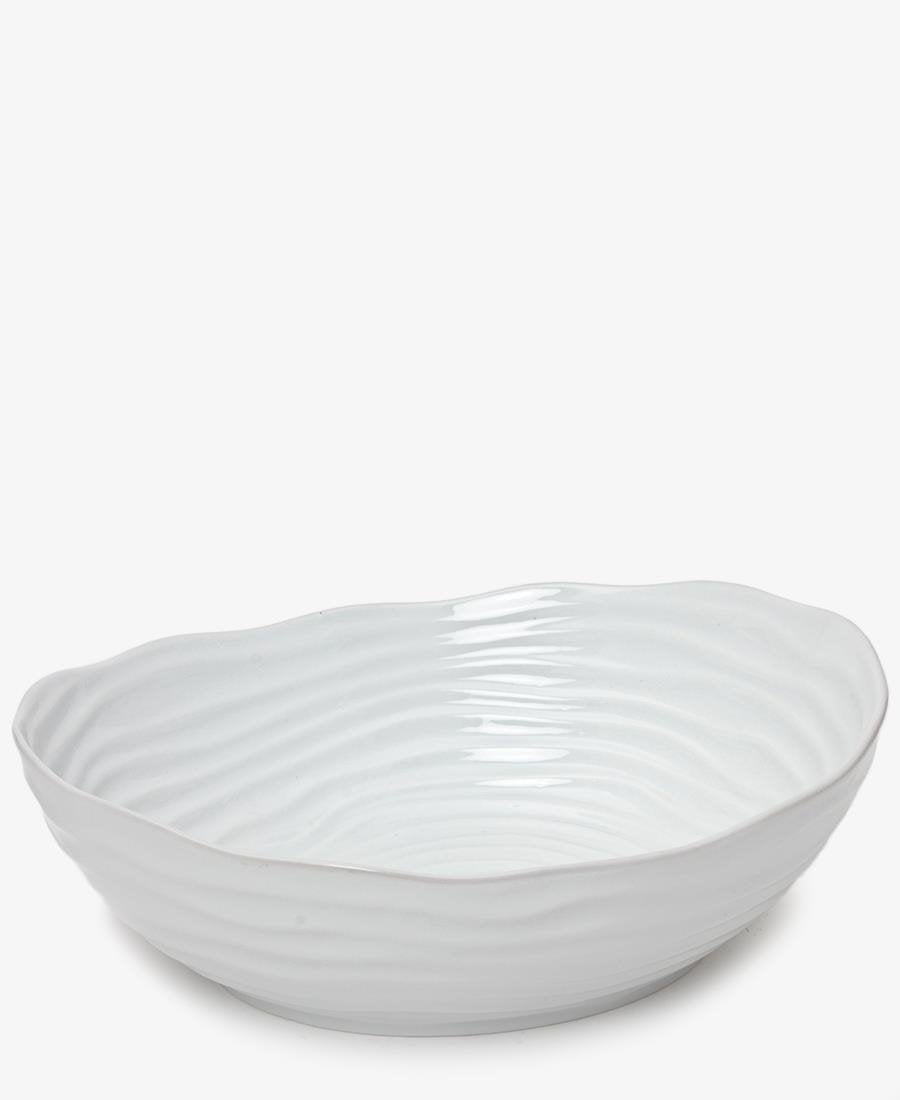 Eetrite 30cm Ripple Salad Bowl - White
