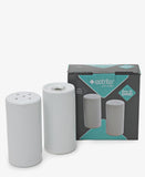 Eetrite Cylinder Salt & Pepper Shakers - White