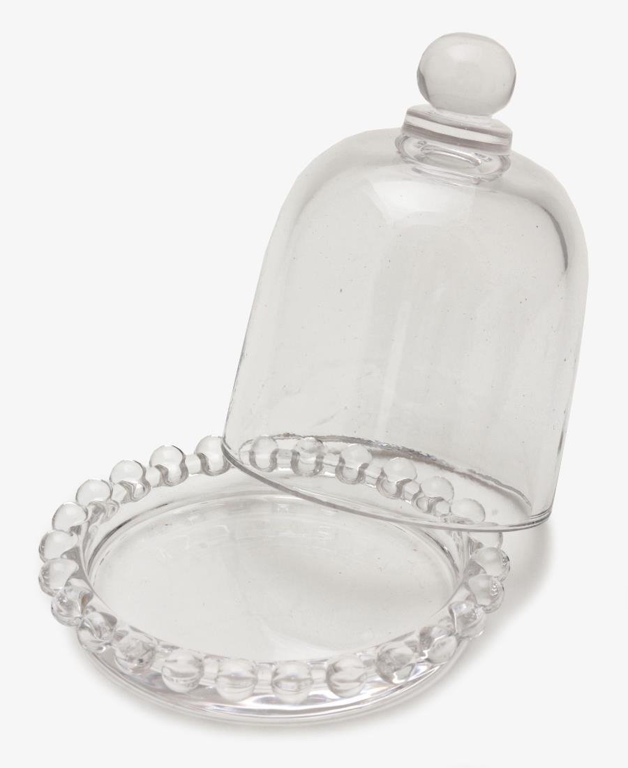Mini Beaded Dome Glass - Clear