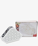 Serviette Holder - White