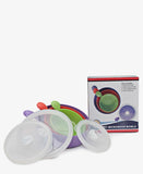 3 Piece Microwave Bowls With Vented Lids - Multi