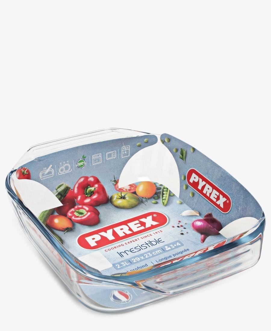 Pyrex 29X23 Square Roaster - Clear