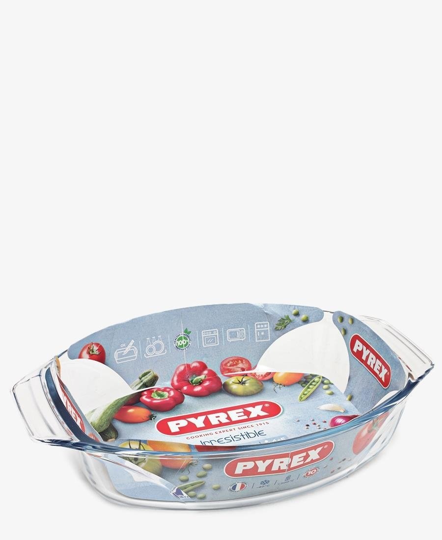 Pyrex 30X21 Oval Roaster - Clear