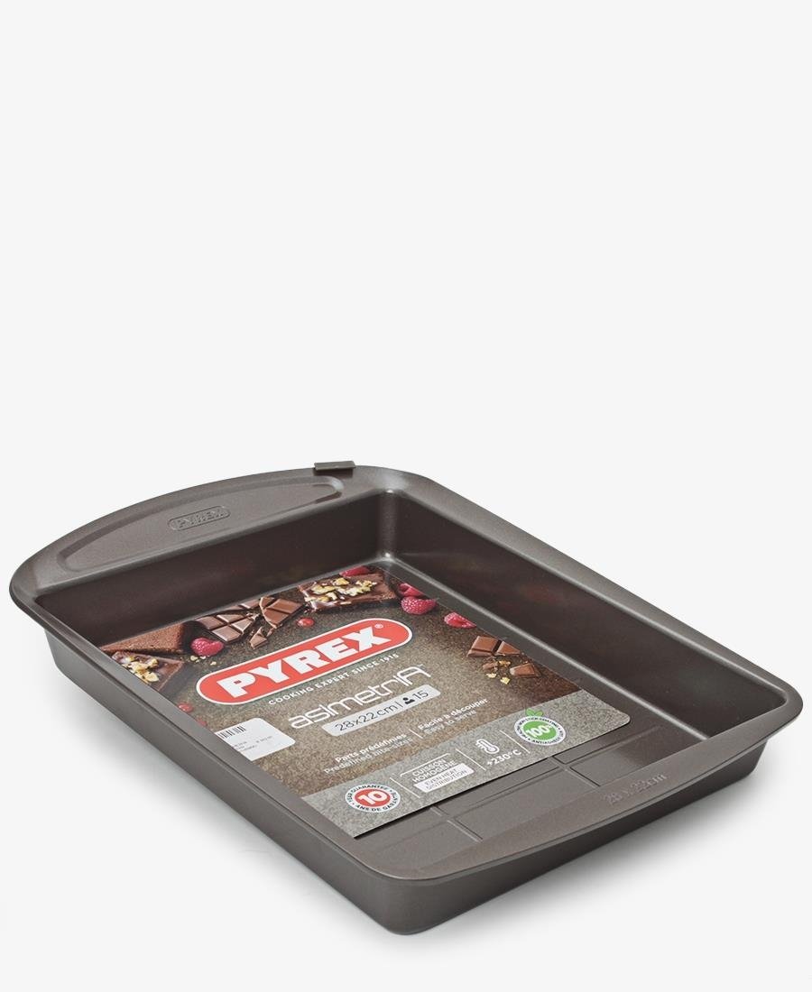 Pyrex Asimetria Brownie Pan - Brown