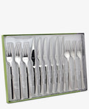 Amefa 12 Piece Stainless Steel Steak Knife Set - Silver