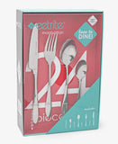 Eetrite 24 Piece Manhattan Cutlery Set - Silver