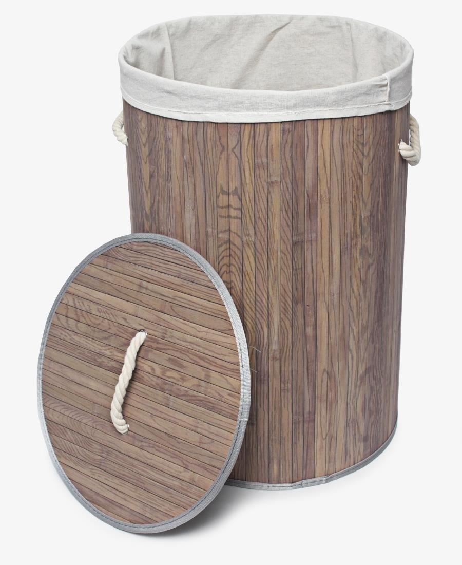 Bamboo Laundry Basket - Taupe