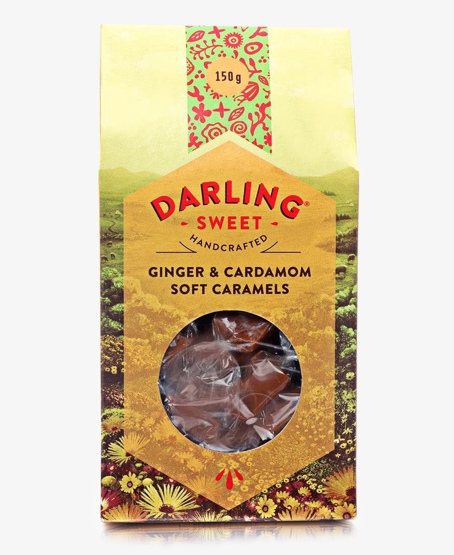 Ginger & Cardamon Soft Caramels - Yellow