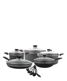 Casio Smart 16 Piece Pot Set - Black