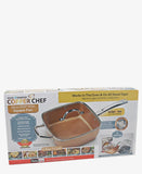 Copper Chef 5 Piece 24cm Deep Pan - Choc