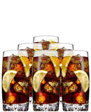 Pasabahce Sylvana Long Drink Glasses Set Of Six - Clear