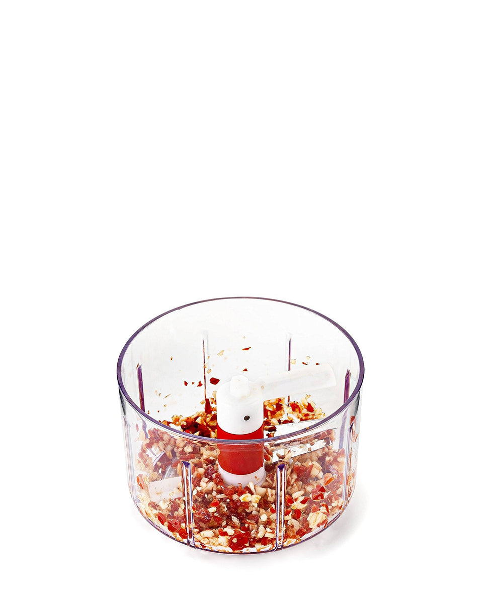 Zyliss Easy Pull Food Processor - Red