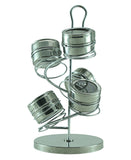 Swirl Spice Rack - Silver